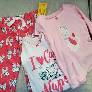 Carter's toddler girl 3T PJs